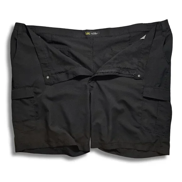 Men’s Big & Tall Size 58 Lee Performance Cargo Short Black - Picture 4 of 6